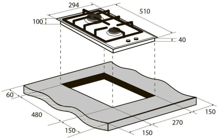 Варочная поверхность ZUGEL ZGH291B