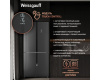 Отдельностоящий холодильник с инвертором Weissgauff WCD 450 Inox Glass NoFrost Inverter