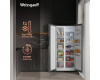 Отдельностоящий холодильник с инвертором Weissgauff WSBS 500 Inverter NoFrost Dark Grey
