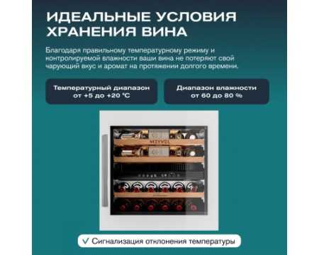 Винный шкаф Meyvel MV26PRO-KWB2