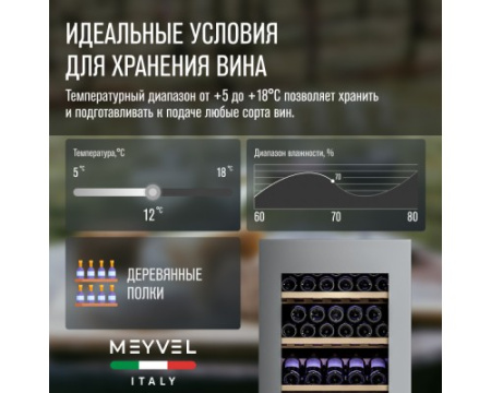 Винный шкаф Meyvel MV89-KSB3
