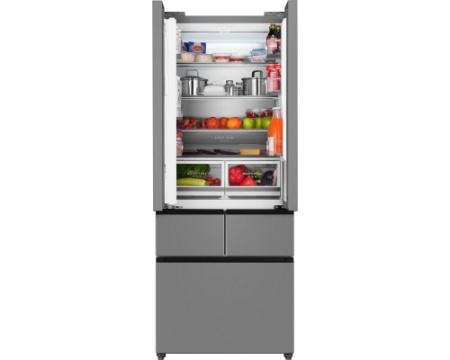 Отдельностоящий холодильник Weissgauff WFD 450 Built-in Inverter NoFrost Inox