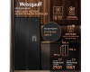 Отдельностоящий холодильник с инвертором и подачей воды Weissgauff WSBS 600 B NoFrost Inverter Water Dispenser