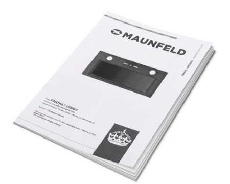 Вытяжка Maunfeld Fantasy 1000ST 60 черное стекло