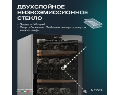 Винный шкаф Meyvel MV105-KBF1