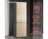 Отдельностоящий холодильник с инвертором Weissgauff WRK 2000 Total NoFrost Inverter Beige Glass