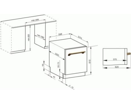 Встраиваемая посудомоечная машина Kaiser S60 U 88 XL ElfEm