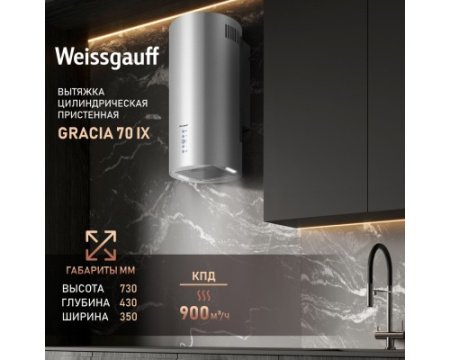 Вытяжка пристенная Weissgauff Gracia 70 IX
