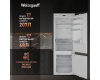 Встраиваемый холодильник с инвертором Weissgauff WRKI 195 Full NoFrost Inverter