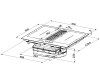 Варочная панель со встроенной вытяжкой Faber GALILEO SMART BK F600+KIT LL H80 340.0627.228