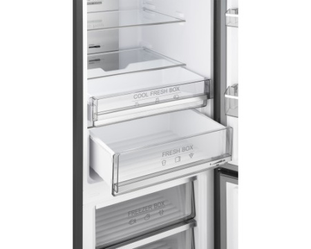 Отдельностоящий холодильник с инвертором Weissgauff WRK 2000 Total NoFrost Inverter Rock Glass