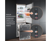 Отдельностоящий холодильник Weissgauff WFD 450 Total NoFrost Inverter Dark Grey Built-in