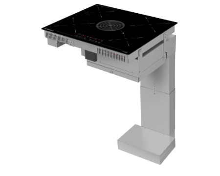 Варочная панель индукционная с вытяжкой MEFERI XSMART60BK POWER