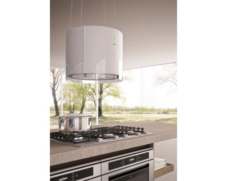 Вытяжка Falmec E.ion EOLO isola 45 vetro bianco (450) CEOI45.E0P6#ZZZF441F