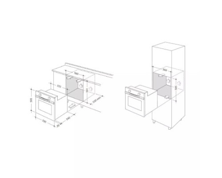 Газовый духовой шкаф DeLonghi FG 6 NL RUS