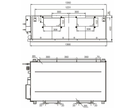 Канальный кондиционер Excon CR-01-2223
