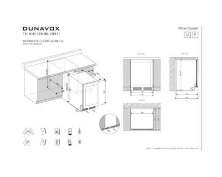 Винный шкаф Dunavox DAUF-39.119DB.TO