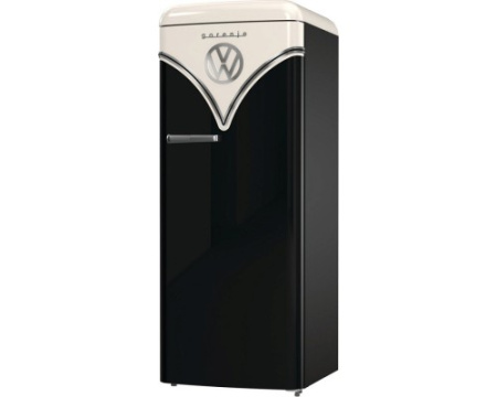 Отдельностоящий двухкамерный холодильник Gorenje OBRB615DBK