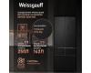 Отдельностоящий холодильник Weissgauff WFD 450 Built-in Inverter NoFrost Dark Inox