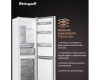 Отдельностоящий холодильник Weissgauff WRK 195 D Full NoFrost White Rock Glass