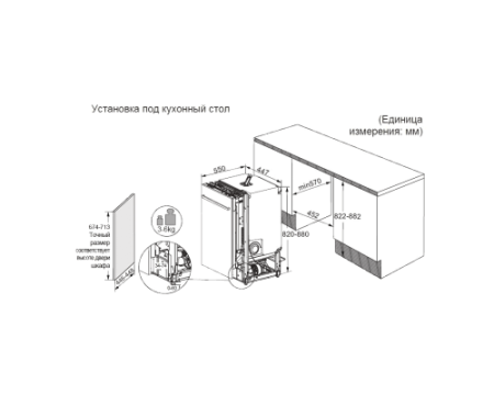 Встраиваемая посудомоечная машина Haier DW10-198BT2RU