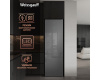 Отдельностоящий холодильник Weissgauff WRK 195 D Full NoFrost Bru Steel Glass