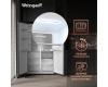 Отдельностоящий холодильник с инвертором Weissgauff WSBS 1036 Inverter NoFrost Premium Black Glass