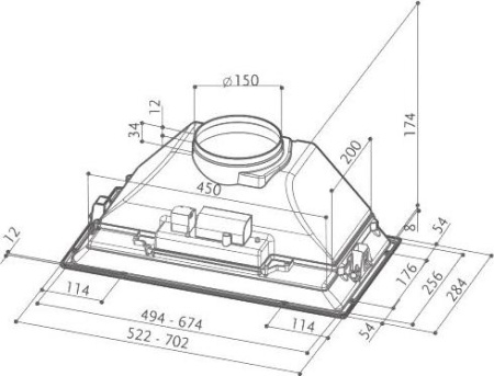 Кухонная вытяжка Faber Inca Smart C GR A52