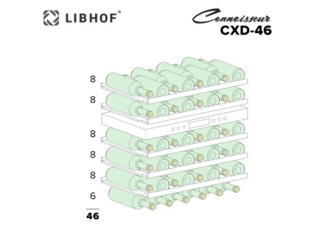 Винный шкаф Libhof Connoisseur CXD-46 Black