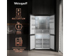 Отдельностоящий холодильник с инвертором Weissgauff WCD 510 Built-in Inverter NoFrost Black Glass