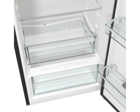 Отдельностоящий двухкамерный холодильник Gorenje OBRB615DBK
