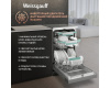 Посудомоечная машина c авто-открыванием и инвертором Weissgauff DW 4539 Inverter Touch AutoOpen Inox
