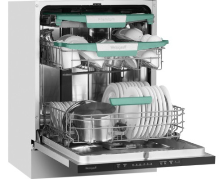 Встраиваемая посудомоечная машина Weissgauff BDW 6136 D Inverter AutoOpen Infolight