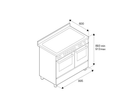 Варочный центр Bertazzoni PRO106L2ENET