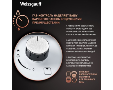 Варочная панель Weissgauff HGG 320 WGH