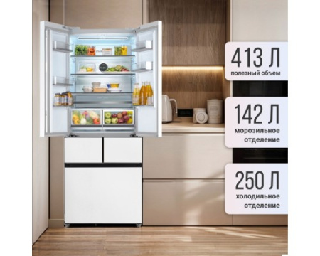 Многокамерный холодильник Tesler RFD-427BI SPARKLING WHITE
