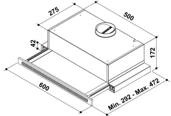 Вытяжка KORTING KHP 6637 GNX