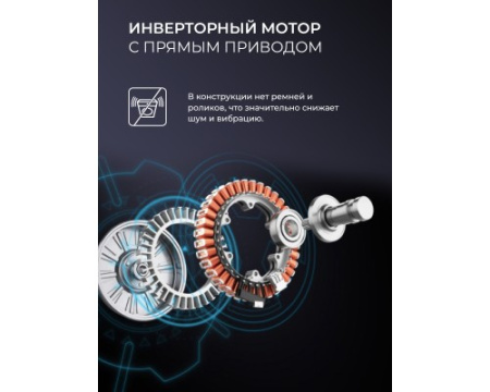 Стиральная машина с инвертором и паром LEX LWM12012WIDD color
