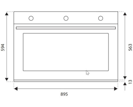 Духовой шкаф Bertazzoni F909PROEKN