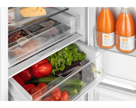 Встраиваемый холодильник с инвертором Weissgauff WRKI 178 Total NoFrost Premium EcoFresh