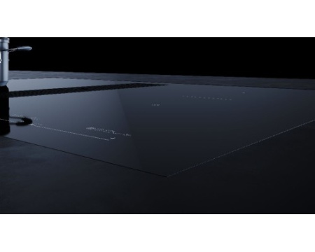 Индукционная варочная панель с вытяжкой Kuppersbusch KMI 8590.0 SR Black Velvet
