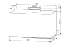 Вытяжка WEISSGAUFF BOX 900 Remove Touch Black Glass