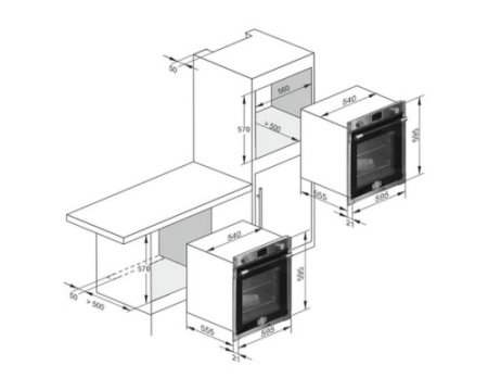 Духовой шкаф Kaiser EH 6306 N RS