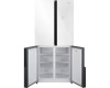 Отдельностоящий холодильник с инвертором Weissgauff WCD 450 White Rock Glass NoFrost Inverter