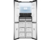 Отдельностоящий холодильник с инвертором Weissgauff WCD 480 Total NoFrost Inverter Silk Inox Built-in