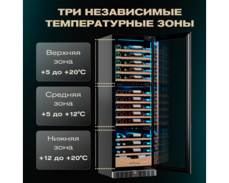 Винный шкаф Meyvel MV98-KST3 (Slim)