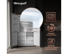 Отдельностоящий холодильник с инвертором Weissgauff WSBS 1036 Inverter NoFrost Premium Champagne Glass