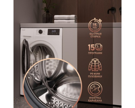 Стиральная машина с инвертором и паром Weissgauff WM 4657 Inverter Steam