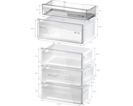 Двухкамерный холодильник Bosch KGN492IDF