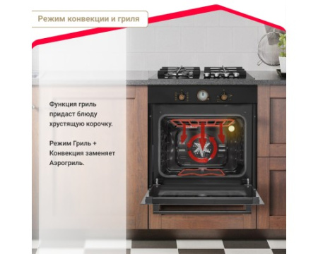 Электрический духовой шкаф Simfer B6EL77017